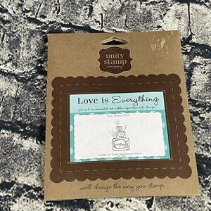 Unity Stamp Company LOVE IS EVERYTHING stamp US-568A Tv